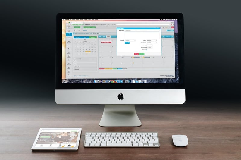 Freelancer working on a computer